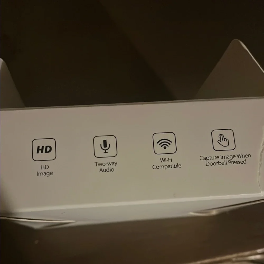 HOME SECURITY Wei home doorbell camera with Bluetooth speaker & mount